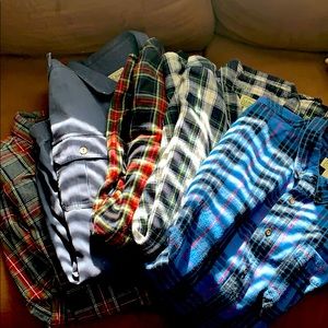 L.L. Bean button down shirts/flannels, Men’s XXLT